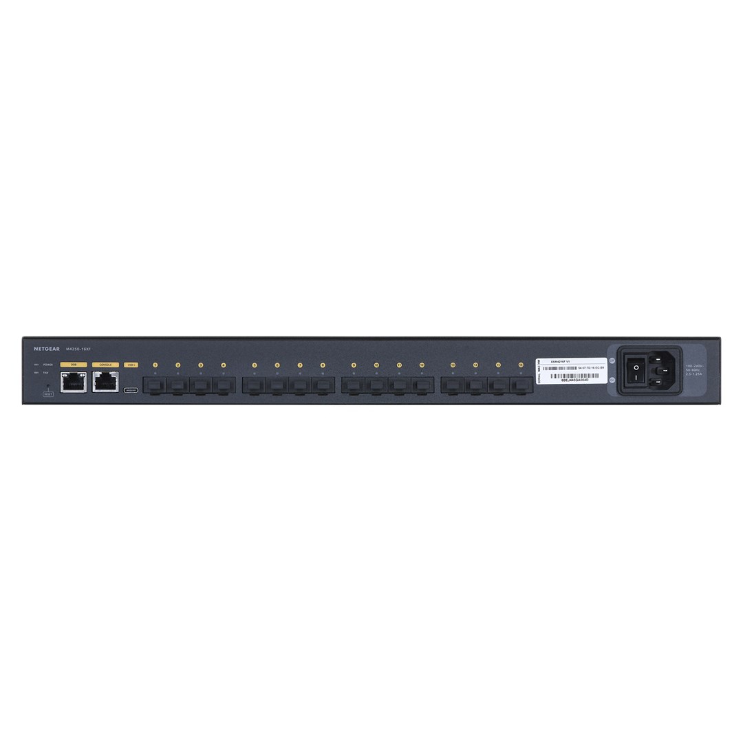 NETGEAR M4250-16XF Managed L2/L3 1U Black