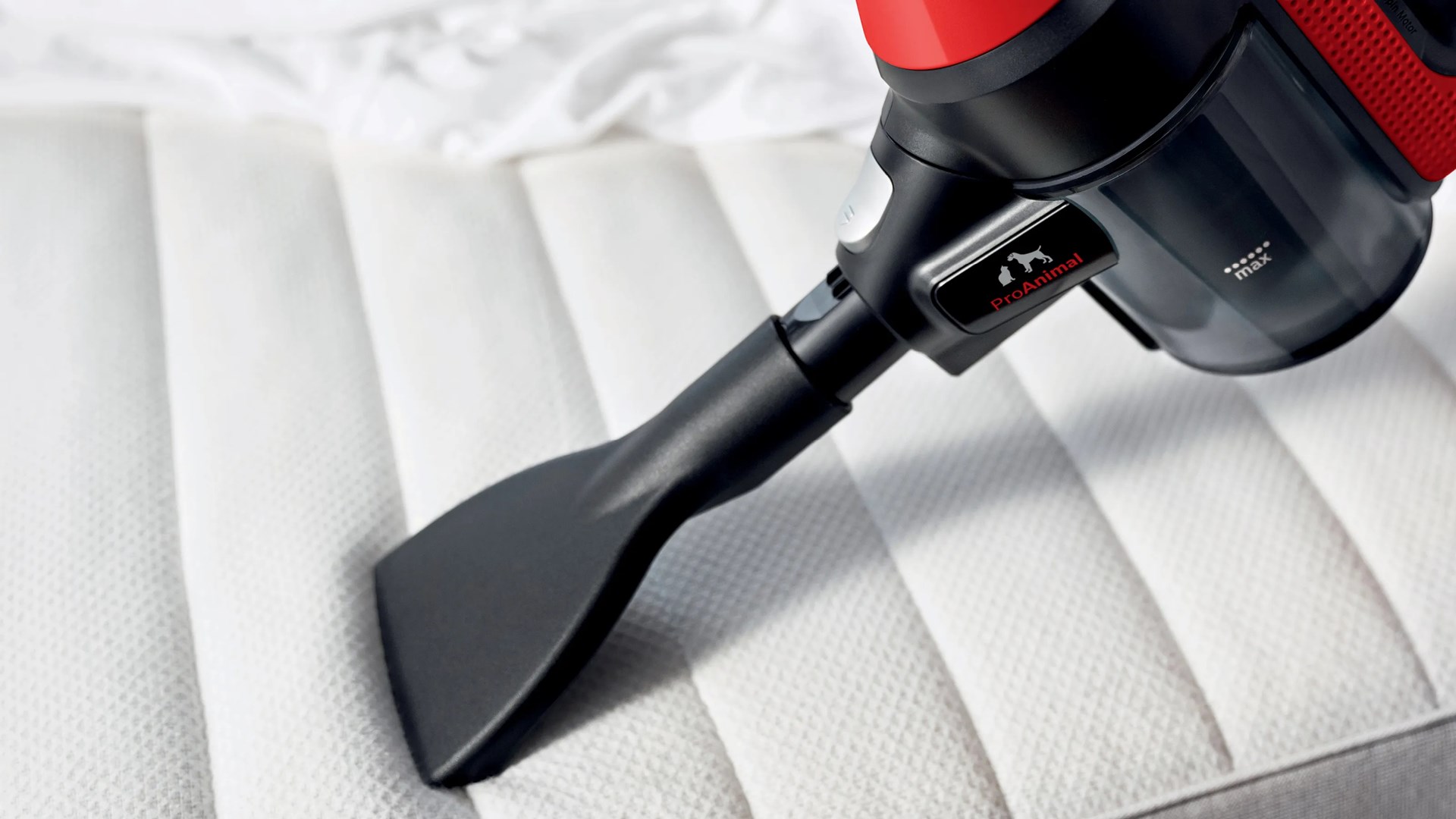 Bosch BCS711PET stick vacuum/electric broom Battery Dry Bagless 0.3 L Black, Red 3 Ah