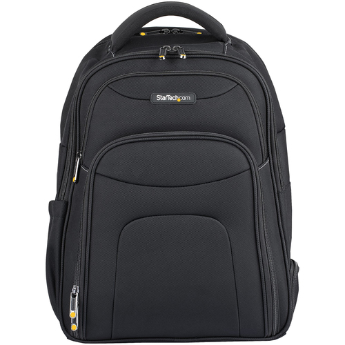StarTech.com 15.6" Laptop Backpack with Removable Accessory Organizer Case - Professional IT Tech Backpack for Work/Travel/Commute - Ergonomic Computer Bag - Durable Ballistic Nylon - Notebook/Tablet Pockets