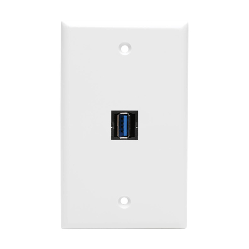 Tripp Lite USB 3.0 SuperSpeed Keystone Jack Type-A Extension Cable (M/F), 0.91 m (3-ft.)