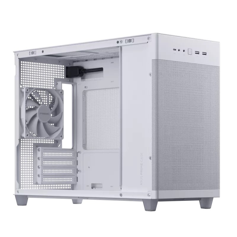 ASUS PRIME AP201 CASE TG WHITE Mini Tower