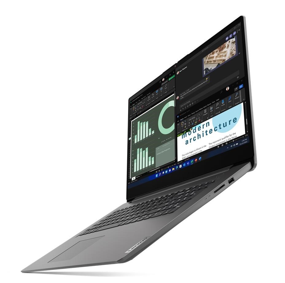 Lenovo V17 G4 IRU Intel® Core™ i7 i7-1355U Laptop 43.9 cm (17.3") Full HD 16 GB DDR4-SDRAM 512 GB SSD Wi-Fi 6 (802.11ax) Windows 11 Pro English Grey
