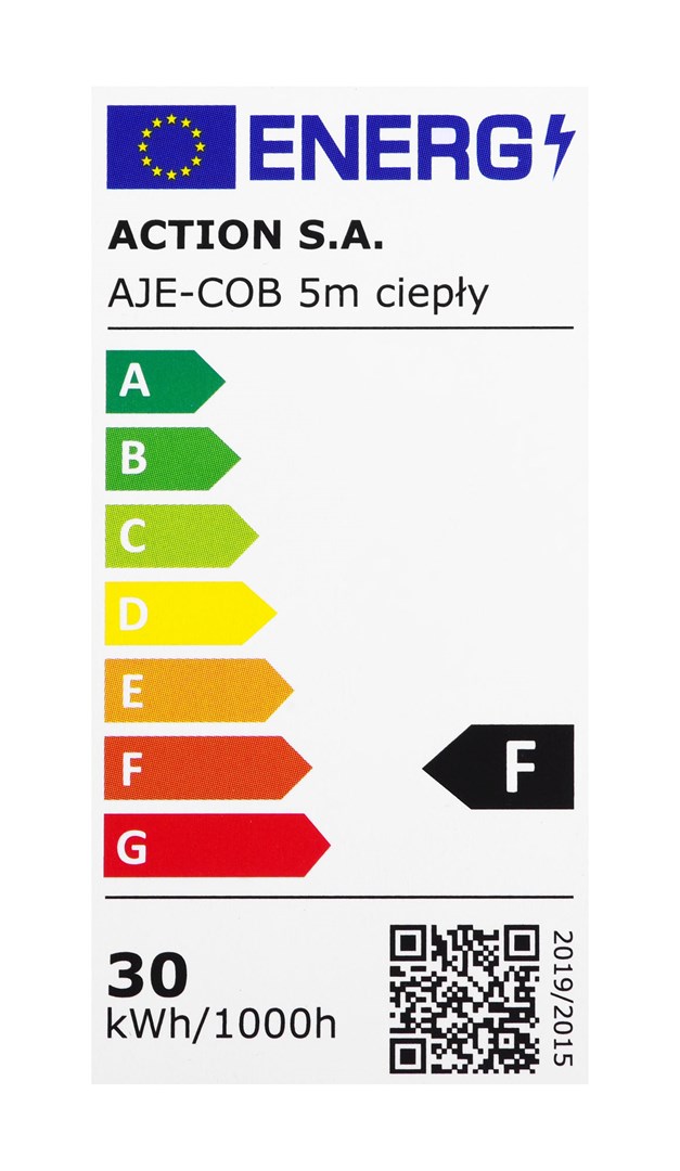 Activejet AJE-COB 5m ciep strip light Universal strip light Indoor