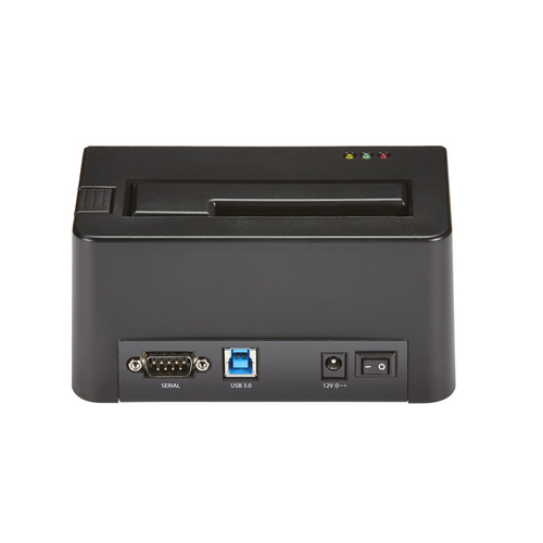 StarTech.com Single Bay Hard Drive Eraser, Standalone HDD/SSD Sanitizer, USB 3.0 to SATA II (3 Gbps), 9 Erase Modes, LCD Display, Secure Erase Hard Disk Sanitizer Dock, DB-9 Printer Port, TAA Compliant