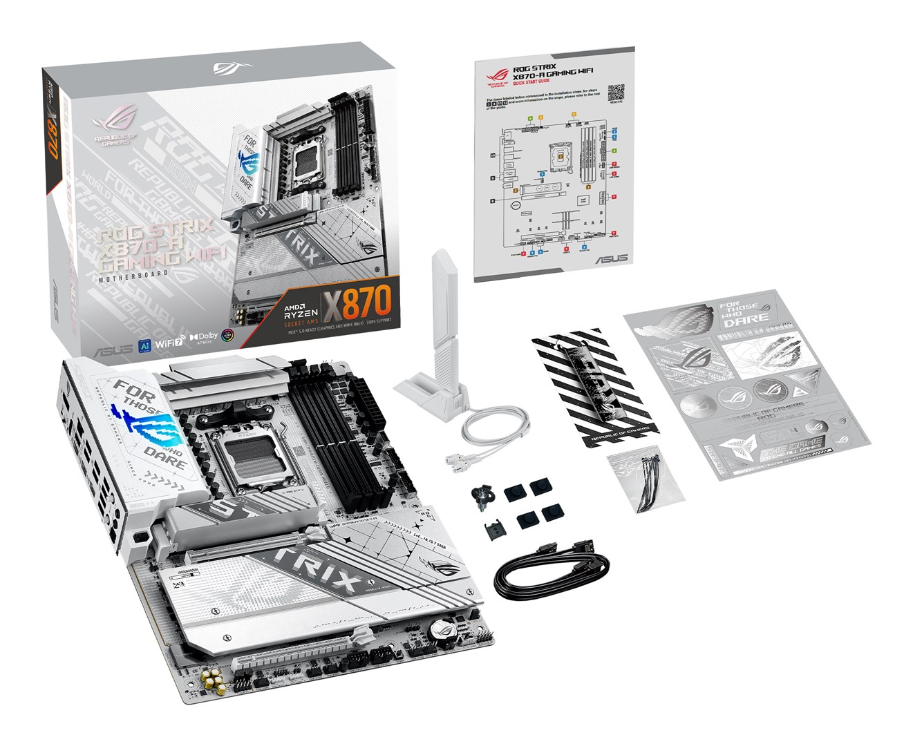 ASUS ROG STRIX X870-A GAMING WIFI AMD X870 Socket AM5 ATX