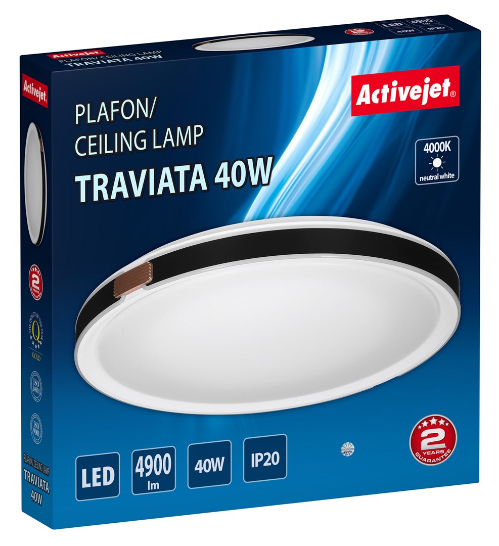 Activejet LED ceiling light AJE-TRAVIATA 40W