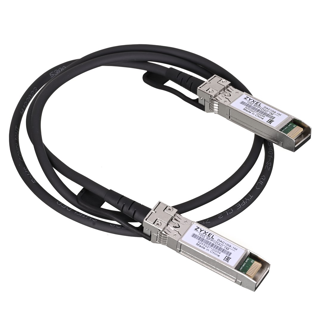 Zyxel DAC10G-1M-ZZ0103F InfiniBand/fibre optic cable SFP+ Black