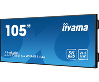 iiyama 105” Professional 5KUW Display for specialised 21:9 panoramic commercial signage