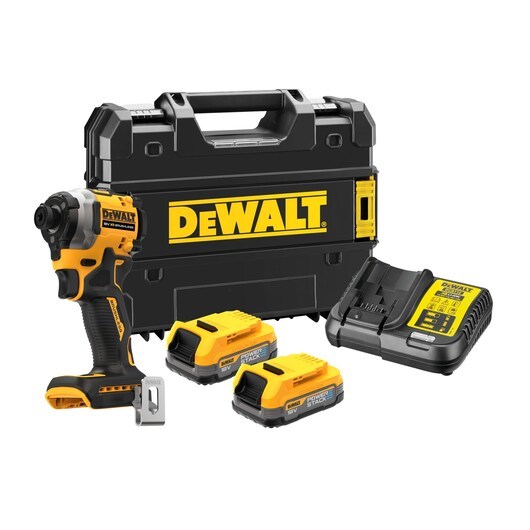 DEWALT ZAKRĘTARKA UDAROWA 18V 2x1 7Ah POWERSTACK DCF850E2T