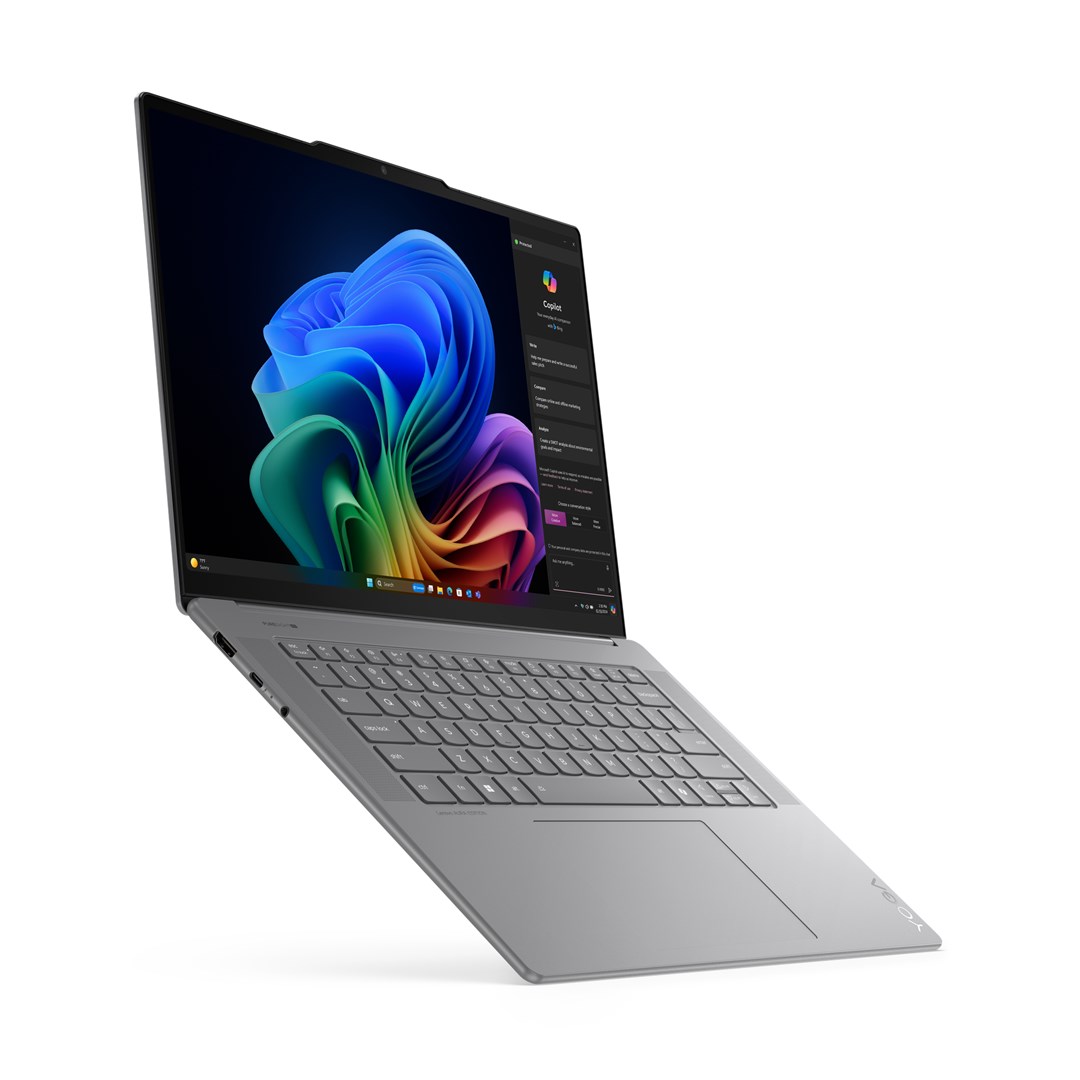 Lenovo Yoga Slim 7i Gen 9 Aura Edition Intel Core Ultra 7 256V Laptop 38.9 cm (15.3") Touchscreen 2.8K 16 GB LPDDR5x-SDRAM 512 GB SSD Wi-Fi 7 (802.11be) Windows 11 Home Grey