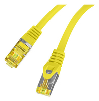 Lanberg PCF6A-10CU-0100-Y networking cable Yellow 1 m Cat6a S/FTP (S-STP)
