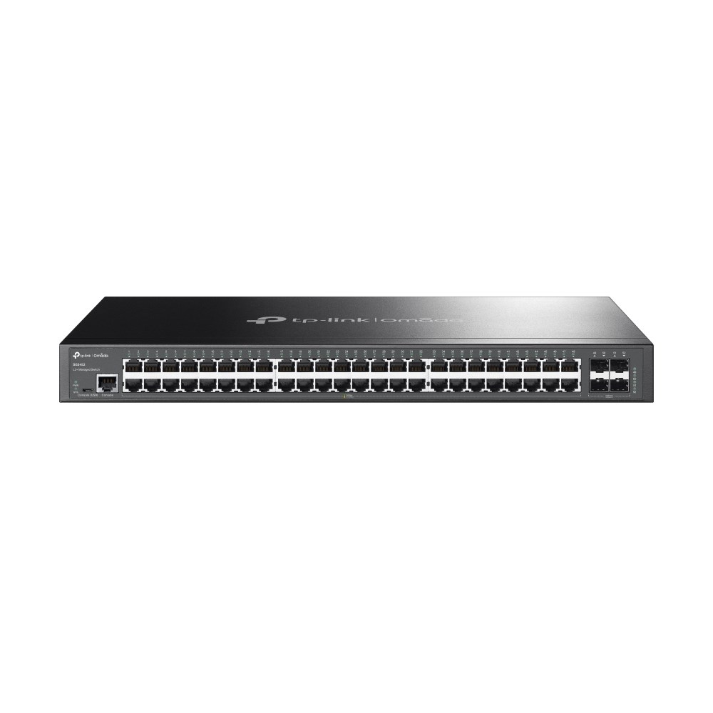 TP-Link JetStream 48-Port Gigabit L2 Managed Switch with 4 SFP Slots