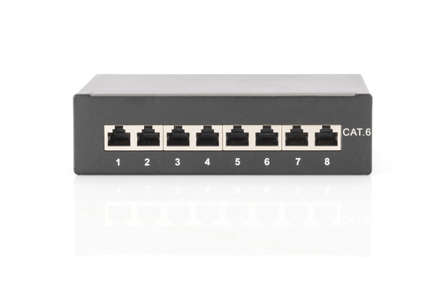 Digitus Desktop CAT 6, class E patch panel, shielded