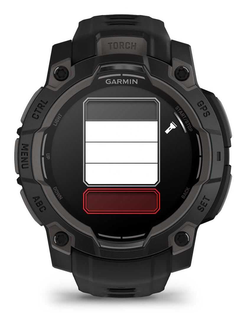 Garmin Instinct 3 AMOLED 3.05 cm (1.2") 45 mm Digital 390 x 390 pixels Touchscreen Black GPS (satellite)
