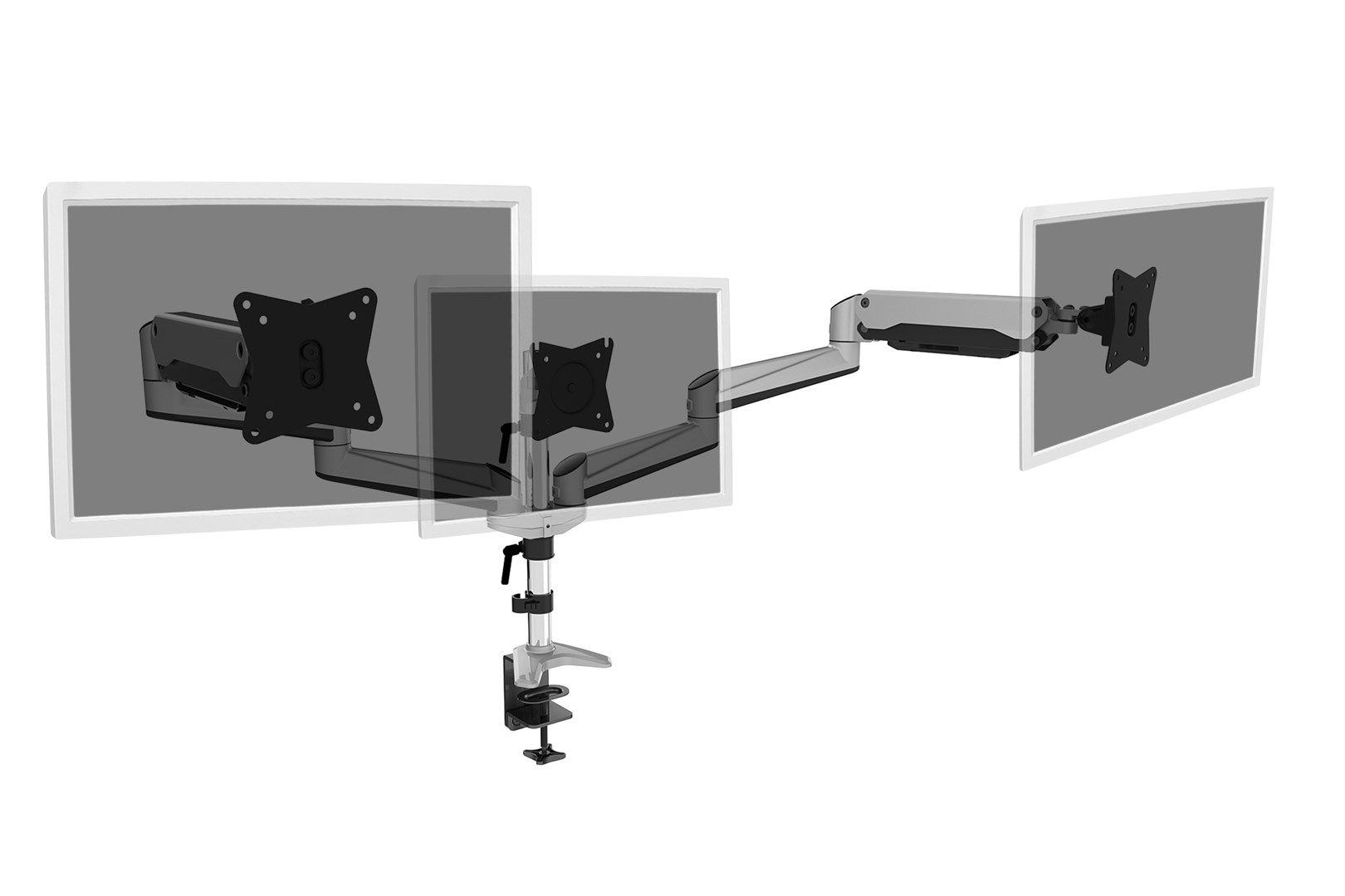 Digitus Triple monitor mount, 3x 27", 3x 6 kg