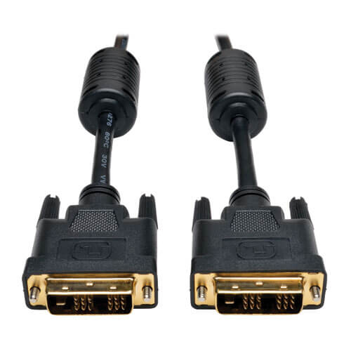 Tripp Lite P561-18N DVI Single Link Cable, Digital TMDS Monitor Cable (DVI-D M/M), 18-in. (45.72 cm)