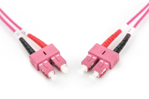 Digitus Fiber Optic Multimode Patch Cord, OM4, SC / SC