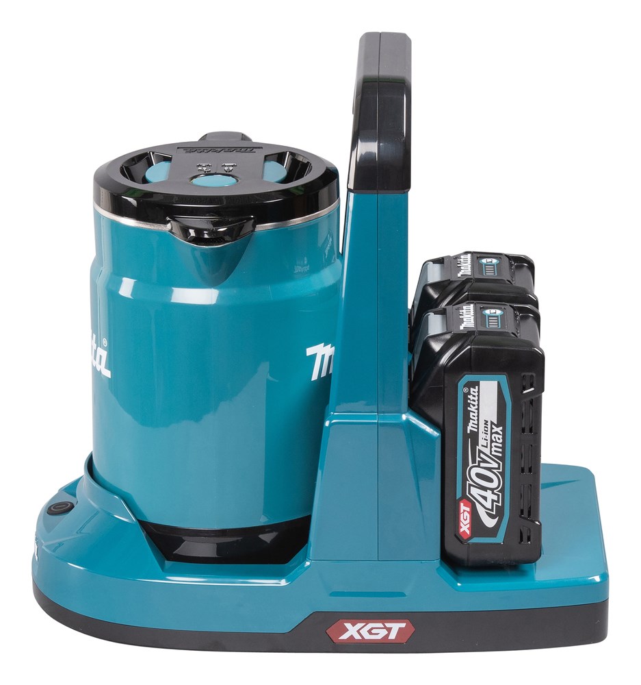 Makita KT001GZ electric kettle 0.8 L Black  Blue