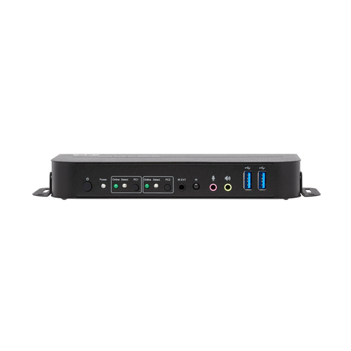 Tripp Lite B005-HUA2-K 2-Port HDMI/USB KVM Switch - 4K 60 Hz, HDR, HDCP 2.2, IR, USB Sharing, USB 3.0 Cables