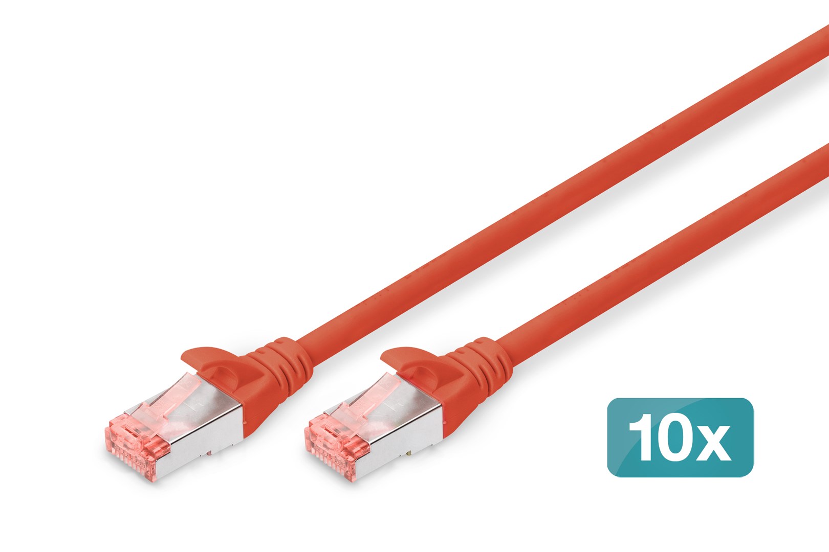 Digitus CAT 6 S/FTP patch cord, 10 units