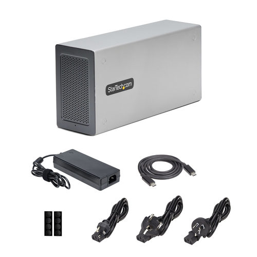StarTech.com Thunderbolt 3 PCIe Expansion Chassis, External Enclosure W/Dual PCI Express Slots, PCIe Box for Laptops/Desktops/All-In-Ones, 8K/4K Output Via TB3/DP 1.4 Ports, For Video Capture/Fiber/Ethernet Cards - TAA