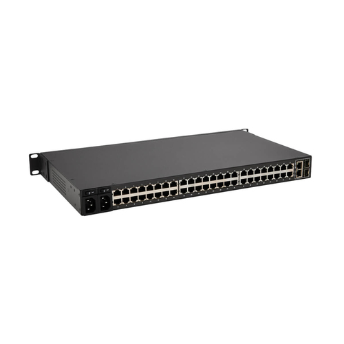 Tripp Lite B098-048 48-Port Console Server, USB Ports (2) - Dual GbE NIC, 16 Gb Flash, SD Card, Desktop/1U Rack, TAA