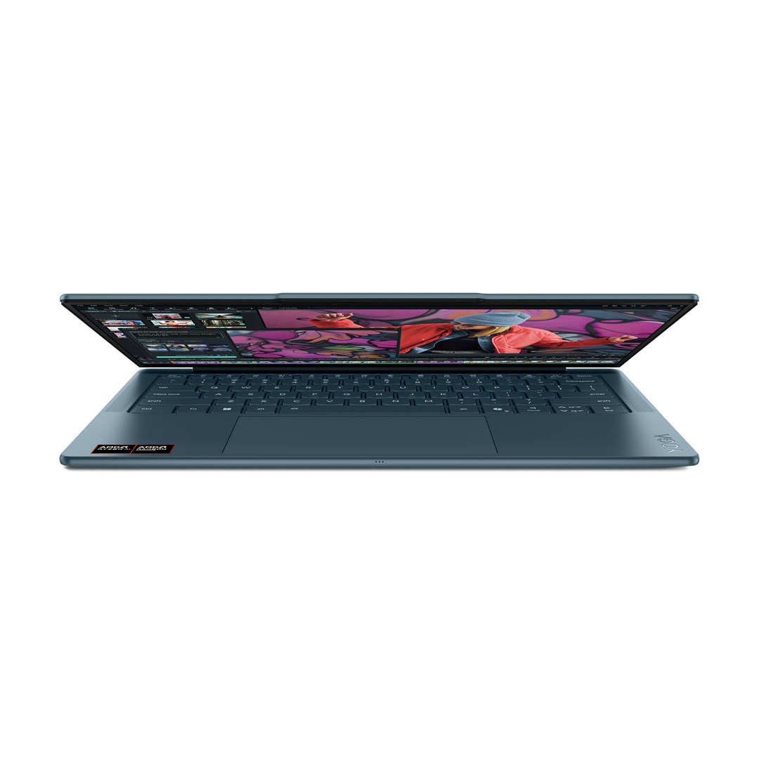 Lenovo Yoga Slim 7 14AKP10 Copilot+ PC AMD Ryzen AI 5 340 Laptop 35.6 cm (14") WUXGA 16 GB LPDDR5x-SDRAM 512 GB SSD Wi-Fi 7 (802.11be) Windows 11 Home Teal