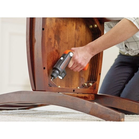Black & Decker BDCSFL20C-QW Black  Orange