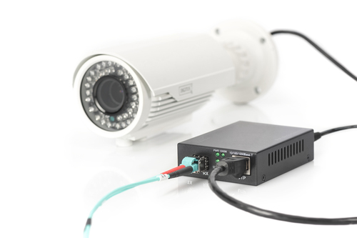 Digitus Gigabit PoE media converter, RJ45 / SFP, PSE