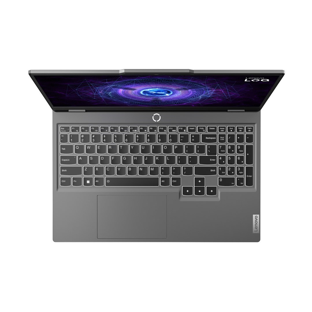 Lenovo LOQ 15IAX9 Intel® Core™ i5 i5-12450HX Laptop 39.6 cm (15.6") Full HD 16 GB DDR5-SDRAM 1 TB SSD NVIDIA GeForce RTX 4060 Wi-Fi 6 (802.11ax) English Grey