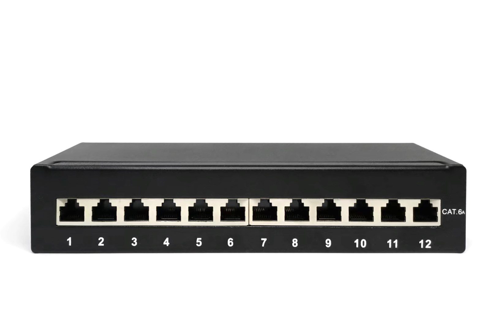 Digitus Desktop CAT 6A, class EA patch panel, shielded, black