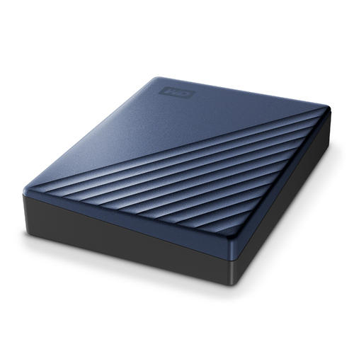 Western Digital WDBFTM0040BBL-WESN external hard drive 4 TB USB Type-C 3.2 Gen 1 (3.1 Gen 1) Black, Blue