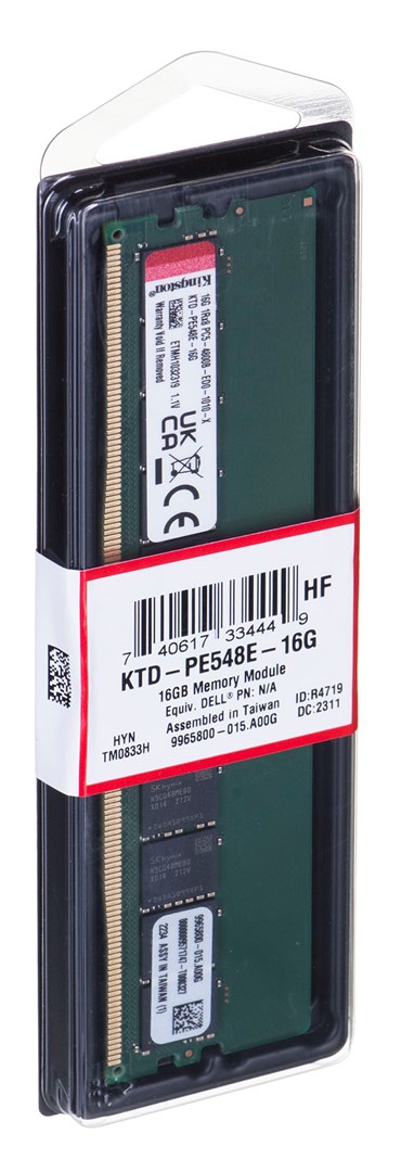 Kingston Technology KTD-PE548E-16G memory module 16 GB 1 x 16 GB DDR5 ECC