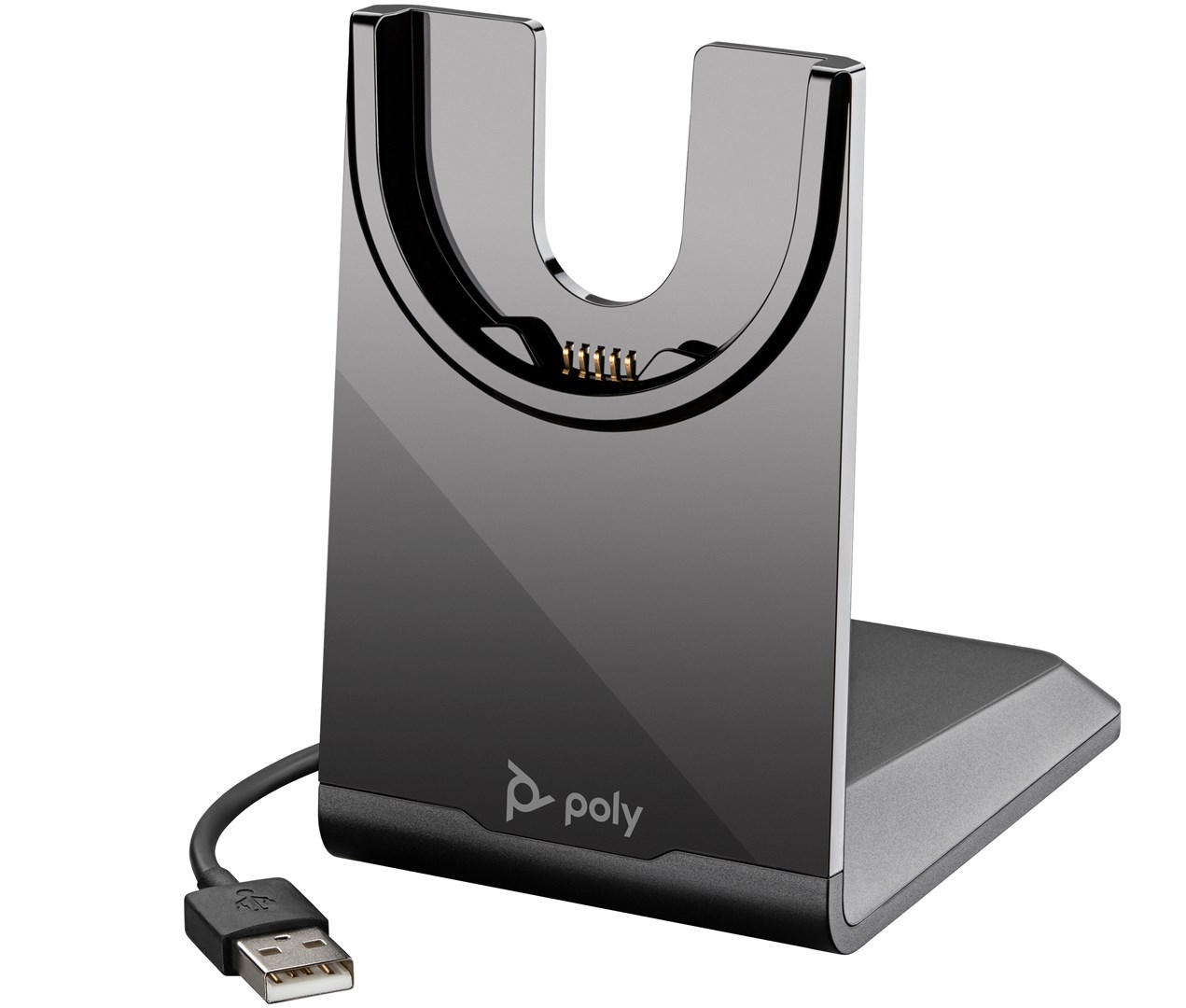 Poly Voyager Focus 2 UC Headset +USB-A to USB-C Cable +Charging Stand