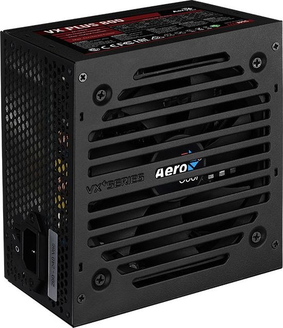 Aerocool VX PLUS 800 power supply unit 800 W 20+4 pin ATX ATX Black