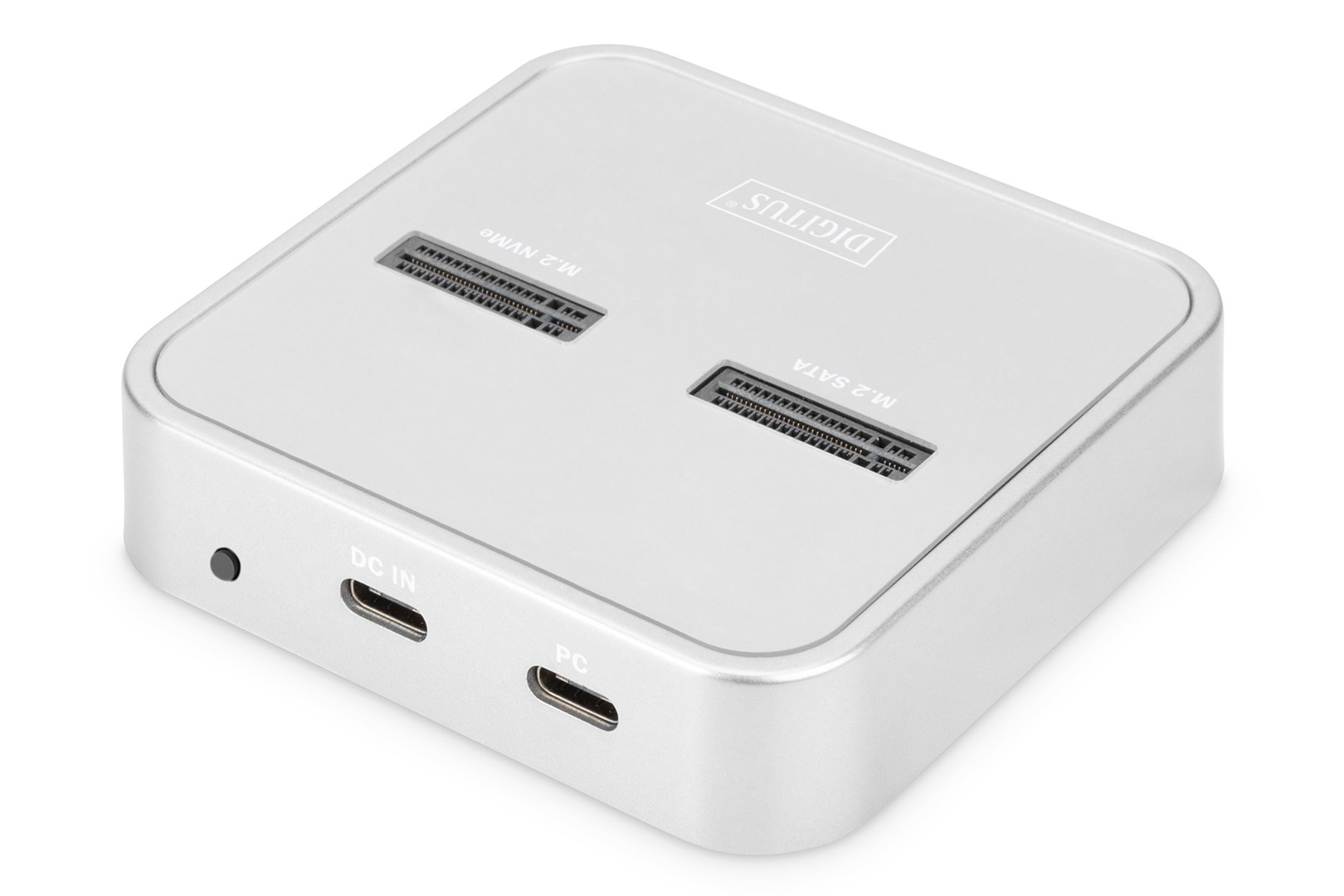 Digitus M.2 NVMe + M.2 SATA SSD Docking Station with SD Express Card Reader, USB-C™