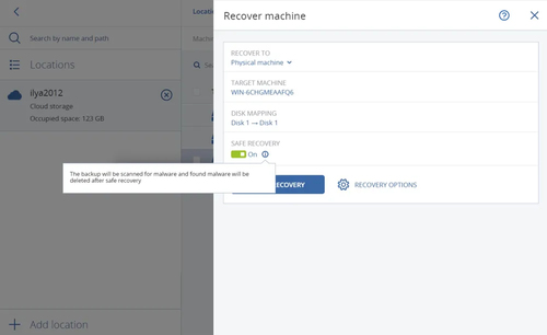 Acronis Advanced Backup