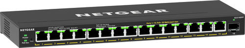 NETGEAR 16-Port High-Power PoE+ Gigabit Ethernet Plus Switch (231W) with 1 SFP port (GS316EPP) Managed Gigabit Ethernet (10/100/1000) Power over Ethernet (PoE) Black