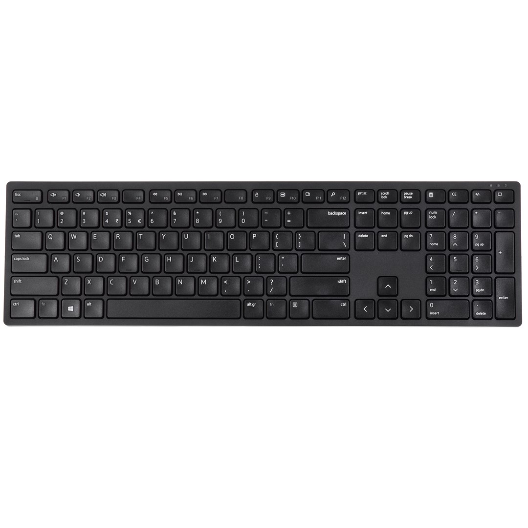 DELL Pro Keyboard and Mouse - KM5221W - US International (QWERTY) - Black