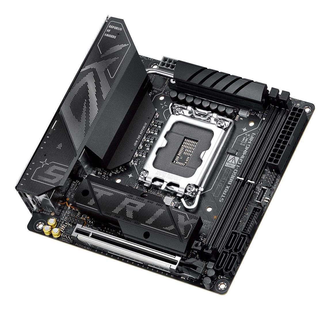 ASUS ROG STRIX B860-I GAMING WIFI Intel B860 LGA 1851 (Socket V1) mini ITX