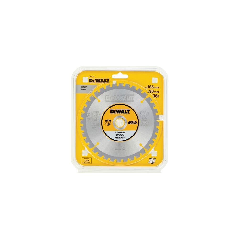 Saw blade 165x20 DT1911 DEWALT