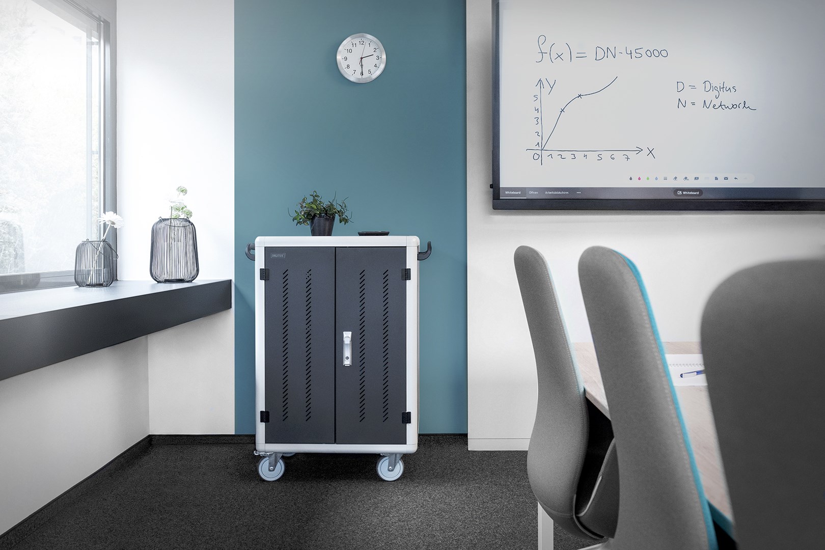 Digitus Charging Trolley for 30 Notebooks / Tablets up to 15.6 inch, USB- C