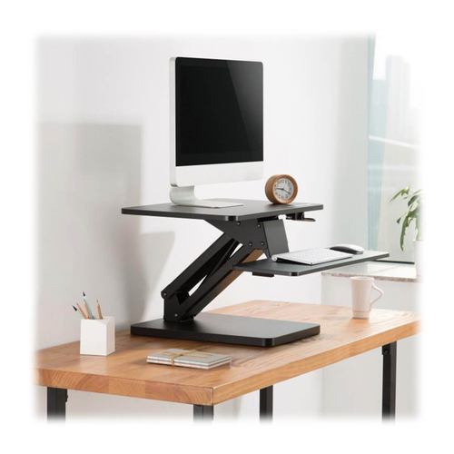 Tripp Lite WWSSDTAM Safe-IT Adjustable-Height Sit-Stand Desktop Workstation, Antimicrobial Protection