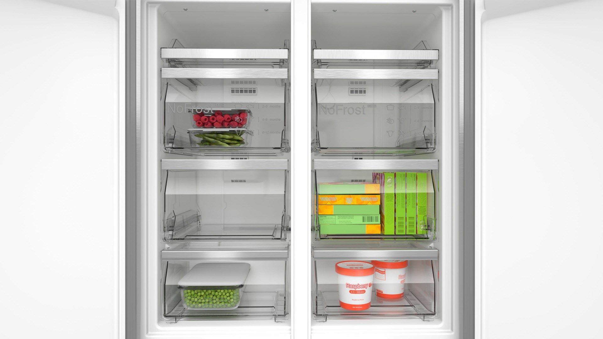 Bosch Serie 4 KMC85LBEA side-by-side refrigerator Freestanding 547 L E Black