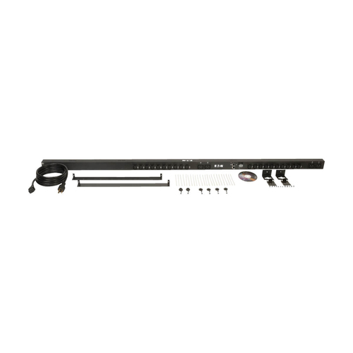 Tripp Lite PDUMV20HVNETLX 3.7kW Single-Phase Switched PDU - LX Interface, 208/230V Outlets (20 C13 & 4 C19), C20/L6-20P, 0U, TAA