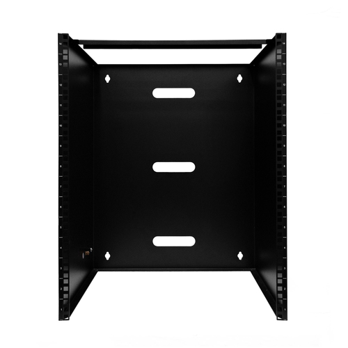 StarTech.com 14U Wall Mount Network Rack - 14 Inch Deep (Low Profile) - 19" Patch Panel Bracket for Shallow Server, IT Equipment, Network Switches - 77lbs/35kg Weight Cap., Black