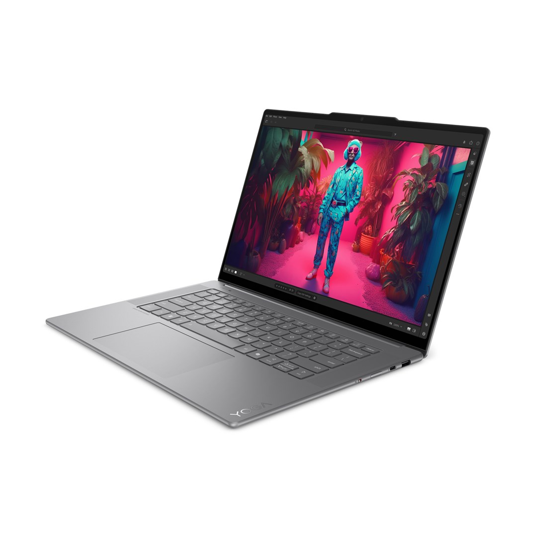Lenovo Yoga Slim 7i Gen 9 Aura Edition Intel Core Ultra 7 256V Laptop 38.9 cm (15.3") Touchscreen 2.8K 16 GB LPDDR5x-SDRAM 512 GB SSD Wi-Fi 7 (802.11be) Windows 11 Home Grey