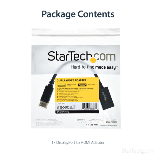 DP2HDMI2 - Cables & Adaptors by StarTech.com