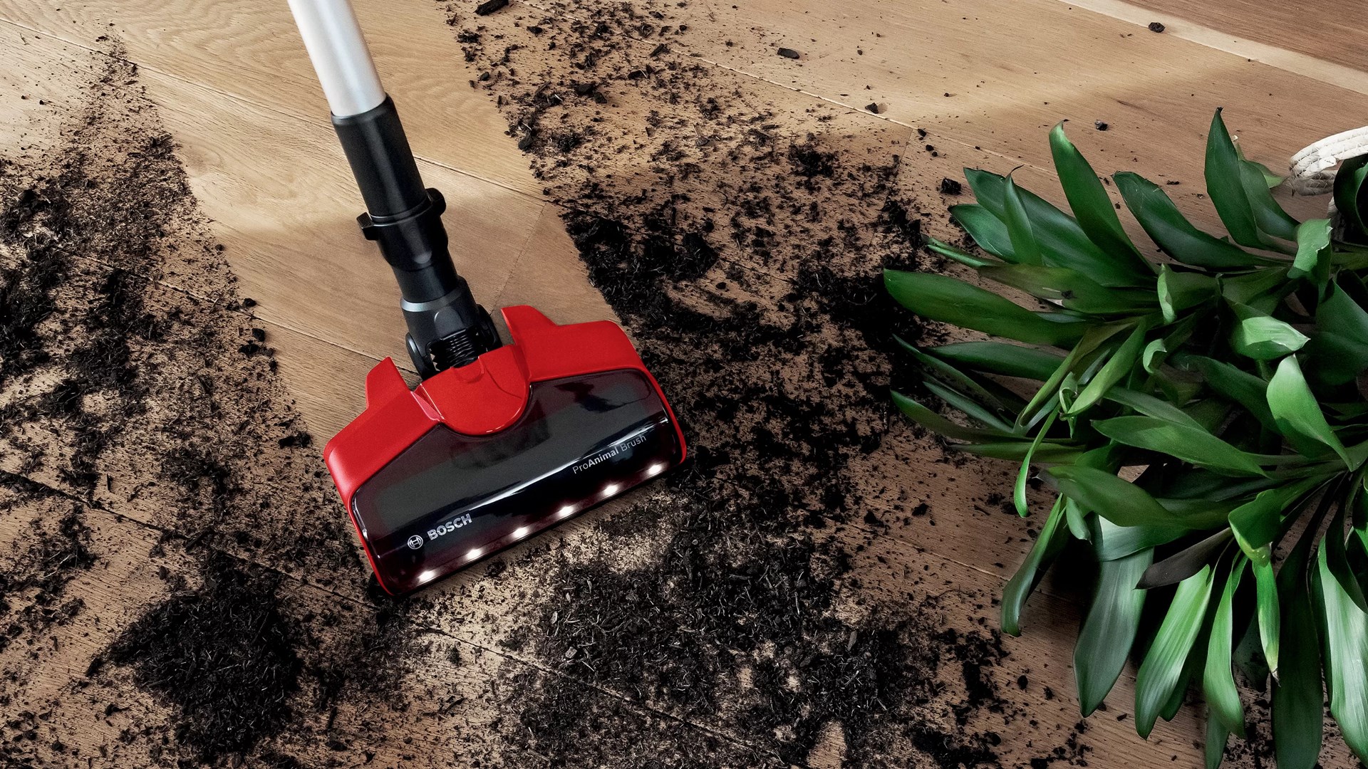 Bosch BCS711PET stick vacuum/electric broom Battery Dry Bagless 0.3 L Black, Red 3 Ah