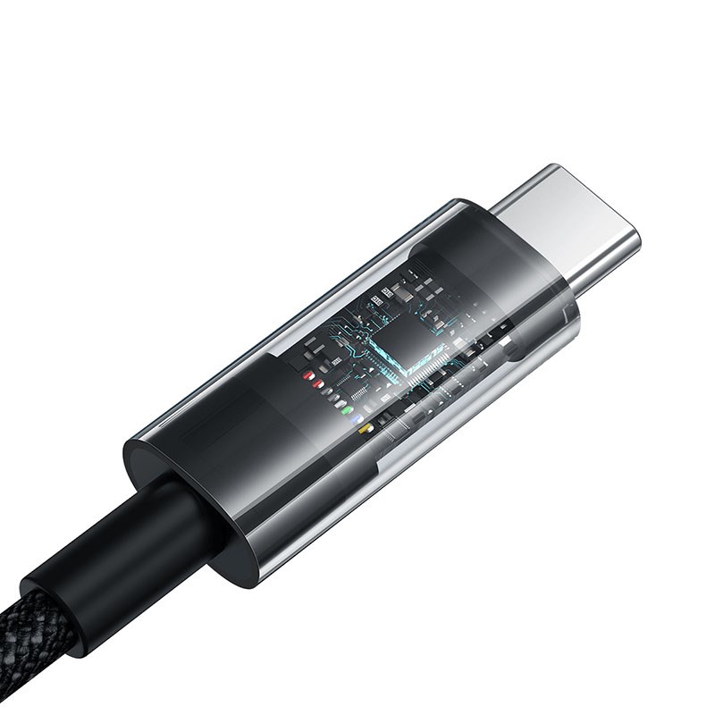 Baseus Gem USB A to USB C fast charging cable 2 m 100 W Black